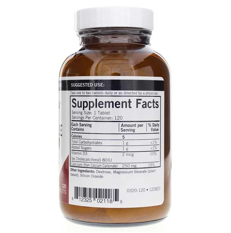 Chewable Calcium 250 Mg | Жевательный кальций 250 мг
