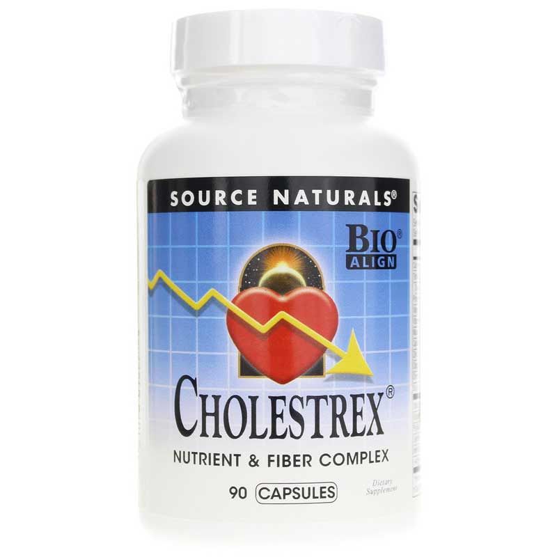 Cholestrex Nutrient &amp; Fiber Complex, Source Naturals, 90 Capsules | Комплекс питательных веществ и клетчатки холестрекс, source naturals, 90 капсул