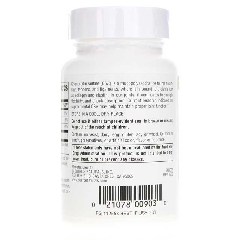 Chondroitin Sulfate 600 Mg, 30 Tablets | Хондроїтин сульфат 600 мг, 30 таблеток