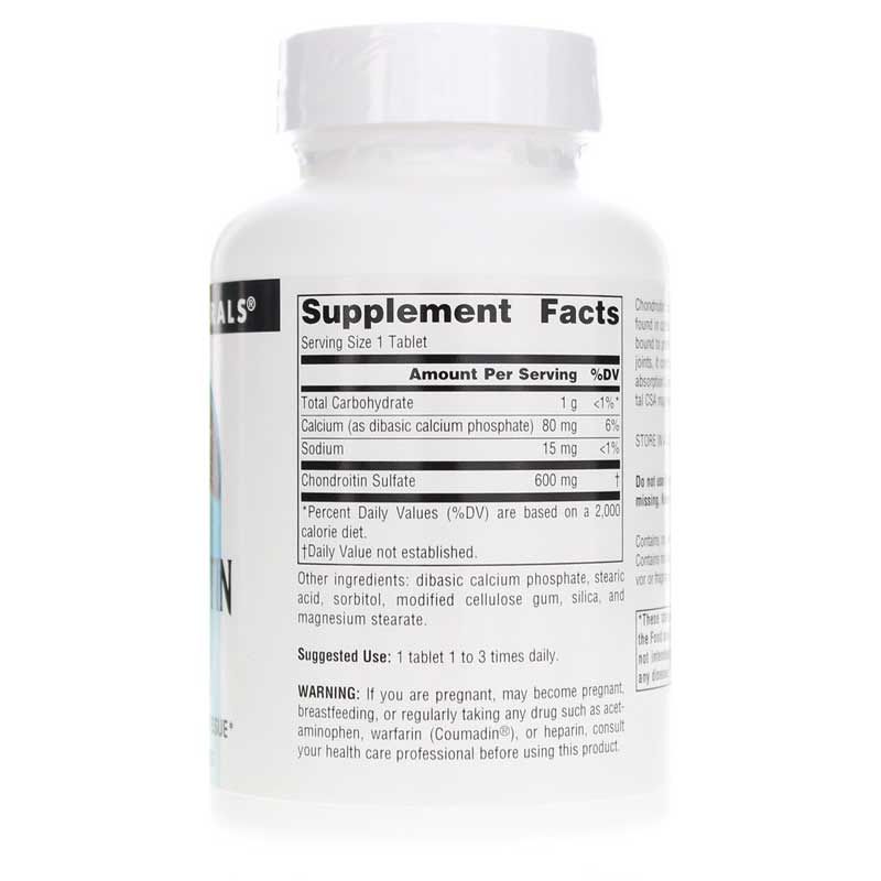 Chondroitin Sulfate 600 Mg, 60 Tablets | Хондроїтин сульфат 600 мг, 60 таблеток