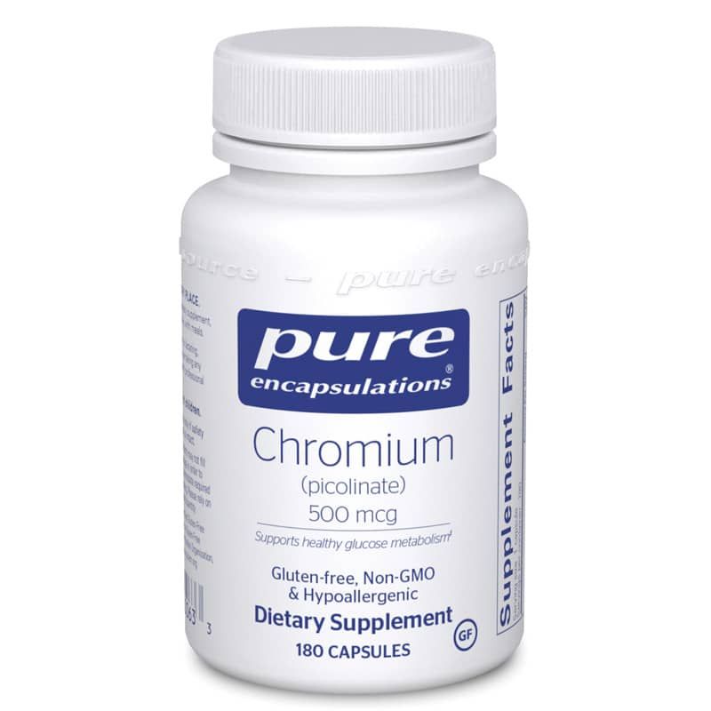 Chromium (picolinate) 500 Mcg, 180 Capsules | Хром (піколінат) 500 мкг, 180 капсул