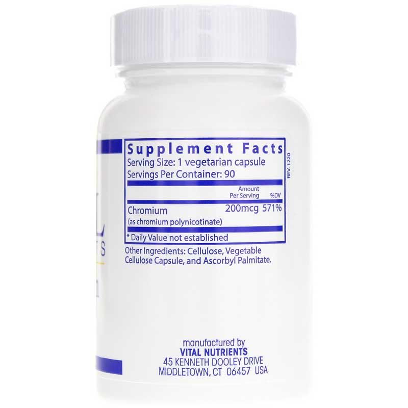 Chromium (polynicotinate) 200 Mcg | Хром (полінікотинат) 200 мкг