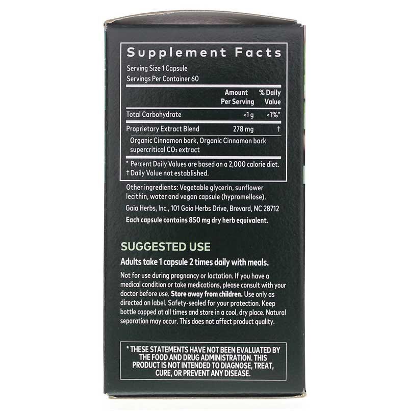Cinnamon Bark, 60 Liquid Phyto Caps | Кора корицы, 60 жидких фитокапсул