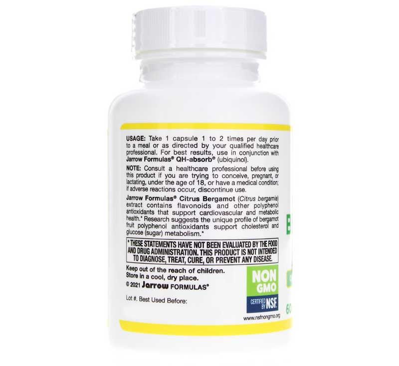 Citrus Bergamot 500 Mg, 60 Veg Capsules | Цитрусовий бергамот 500 мг, 60 вегетеріанських капсул