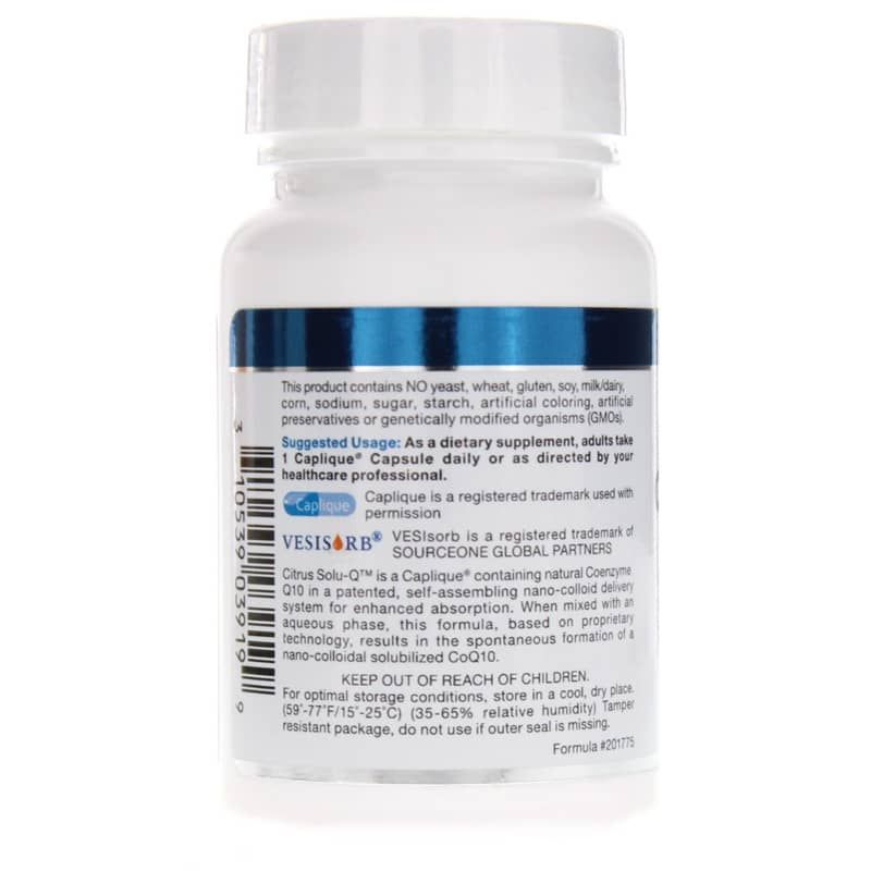 Citrus Solu-Q, 60 Veg Capsules | Цитрусовий солю-Q, 60 вегетеріанських капсул