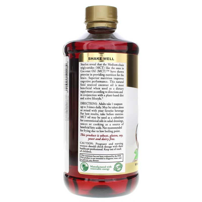 Coconut MCT Oil, 16 Oz | Кокосовое масло MCT, 16 унций
