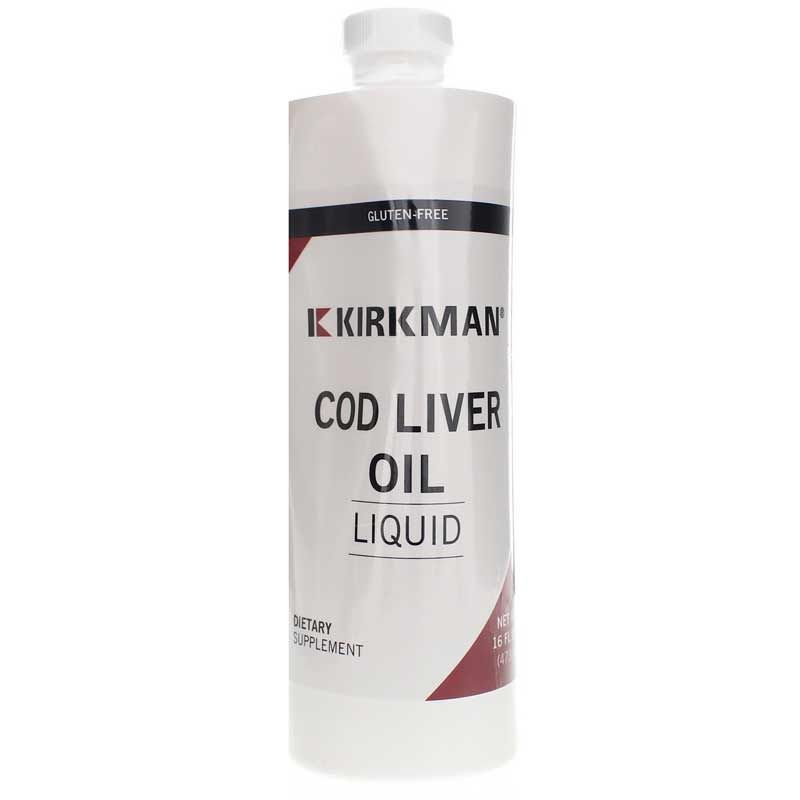 Cod Liver Oil Liquid, Unflavored, 16 Oz | Олія печінки тріски рідка, Неароматизований, 16 унцій