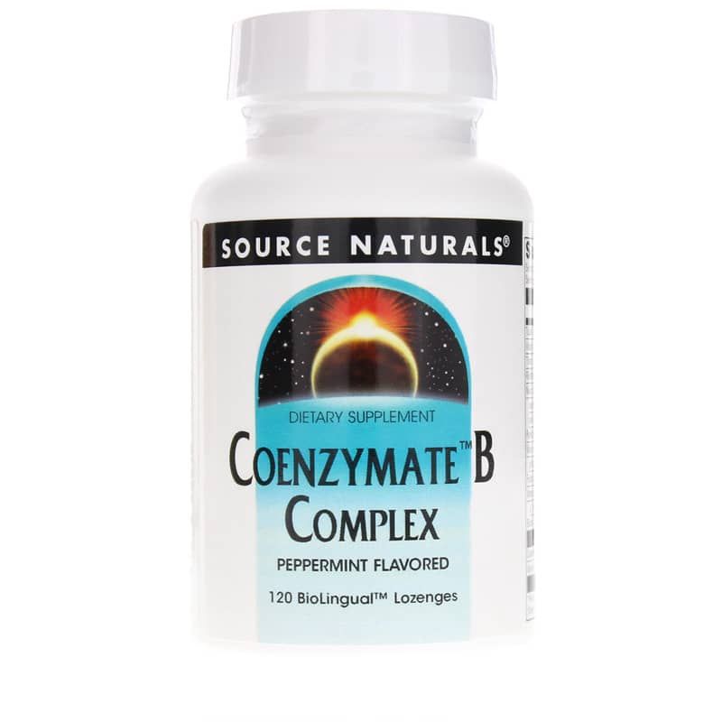 Coenzymate B Complex, Peppermint, 120 Lozenges | Комплекс коензиматів В, М'ята, 120 конвалій