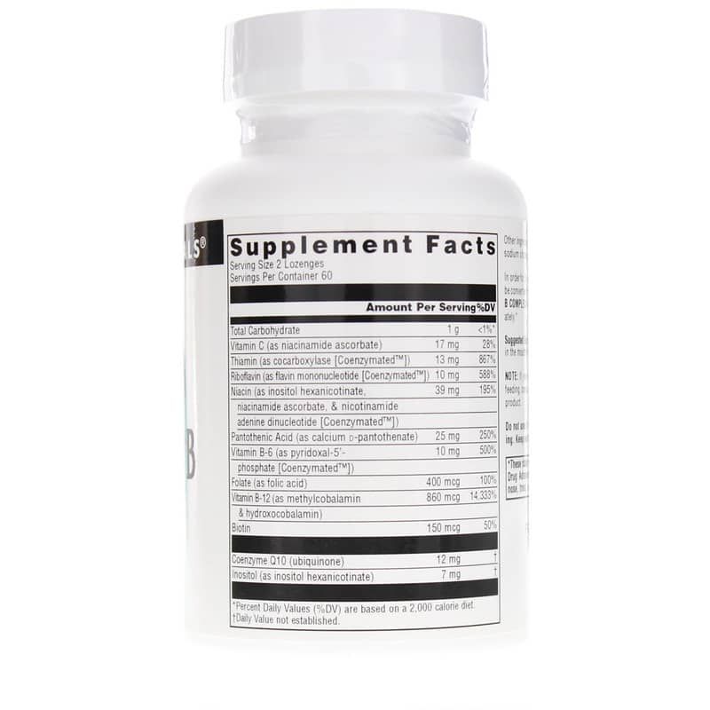 Coenzymate B Complex, Peppermint, 120 Lozenges | Комплекс коензиматів В, М'ята, 120 конвалій