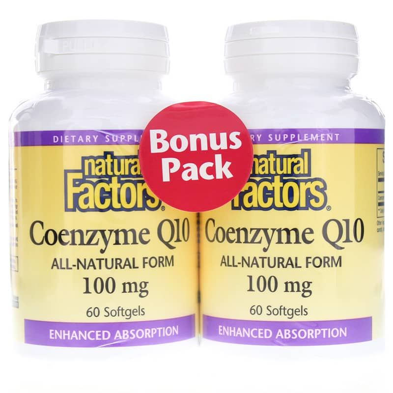 Coenzyme Q10 100 Mg Bonus Pack | Коензим Q10 100 мг бонусна упаковка