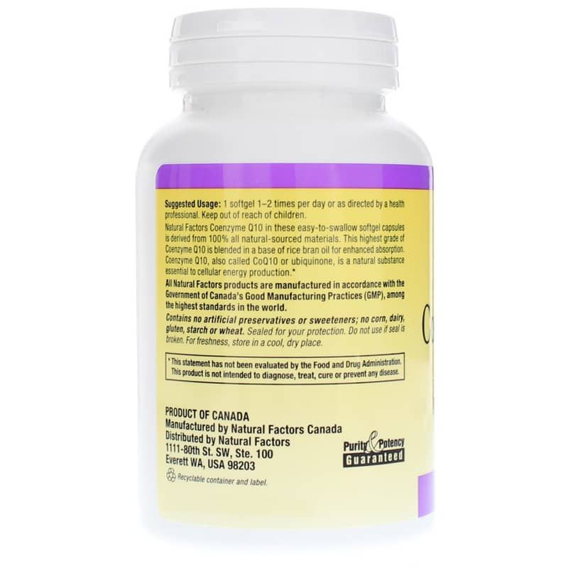 Coenzyme Q10 100 Mg, 120 Softgels | Коэнзим Q10 100 мг, 120 гелевых капсул