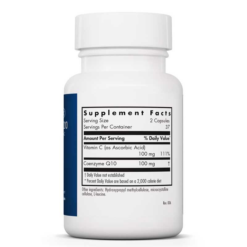 Coenzyme Q10 50 Mg with Vitamin C | Коензим Q10 50 мг із вітаміном С