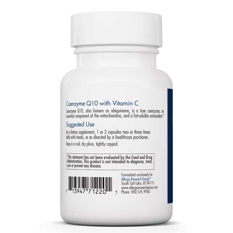 Coenzyme Q10 50 Mg with Vitamin C | Коензим Q10 50 мг із вітаміном С