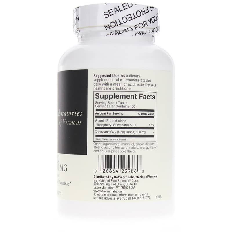 Coenzyme Q10 Chewmelt 100 Mg | Коензим Q10 жувальний 100 мг