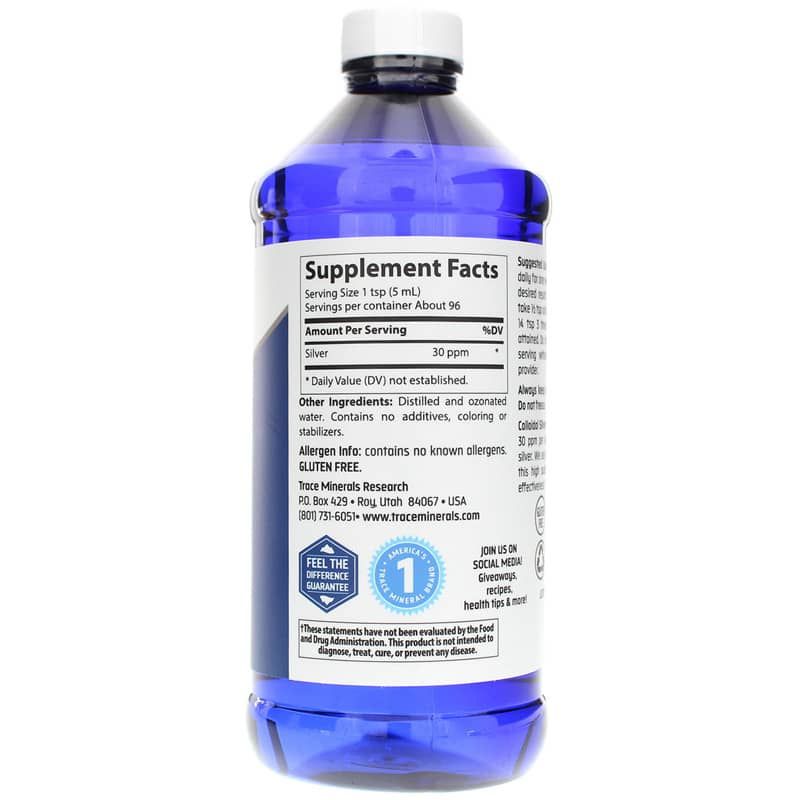 Colloidal Silver 30 PPM, 16 Oz | Колоїдне срібло 30 PPM, 16 унцій