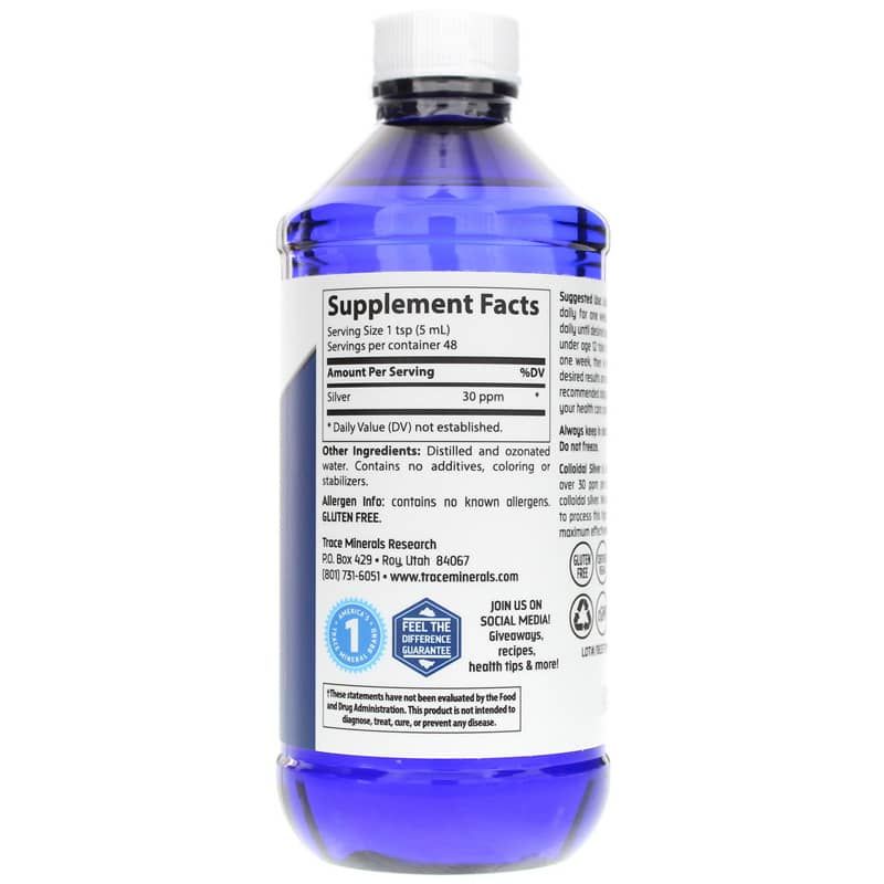 Colloidal Silver 30 PPM, 8 Oz | Колоїдне срібло 30 PPM, 8 унцій
