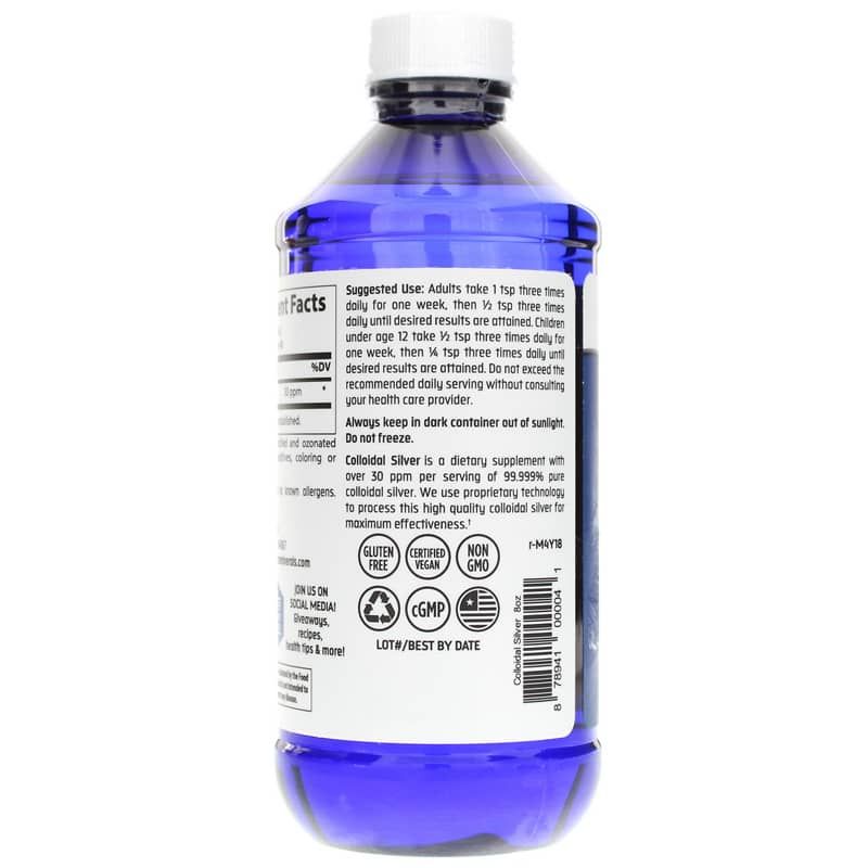 Colloidal Silver 30 PPM, 8 Oz | Колоїдне срібло 30 PPM, 8 унцій