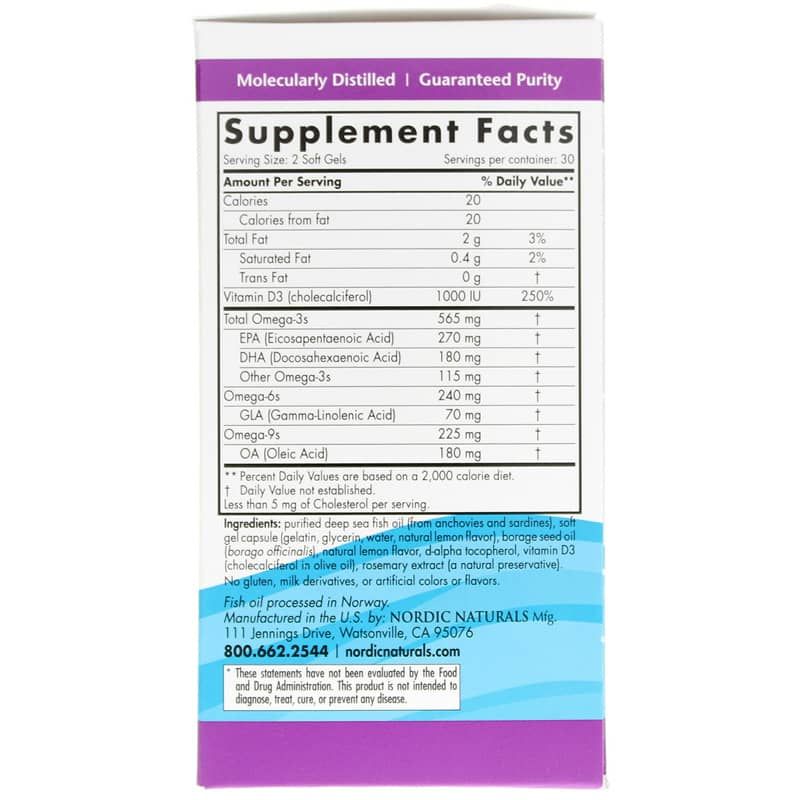 Complete Omega-D3, 120 Softgels | Полный омега-D3, 120 гелевых капсул