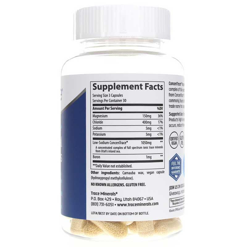 ConcenTrace Trace Mineral Capsules, 90 Capsules | Минеральные капсулы ConcenTrace, 90 капсул