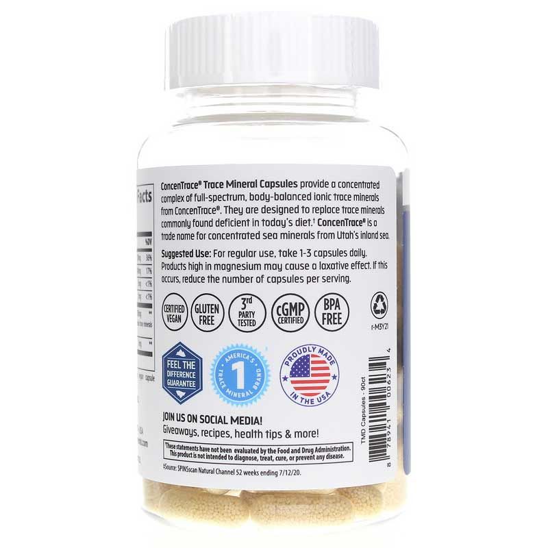 ConcenTrace Trace Mineral Capsules, 90 Capsules | Минеральные капсулы ConcenTrace, 90 капсул