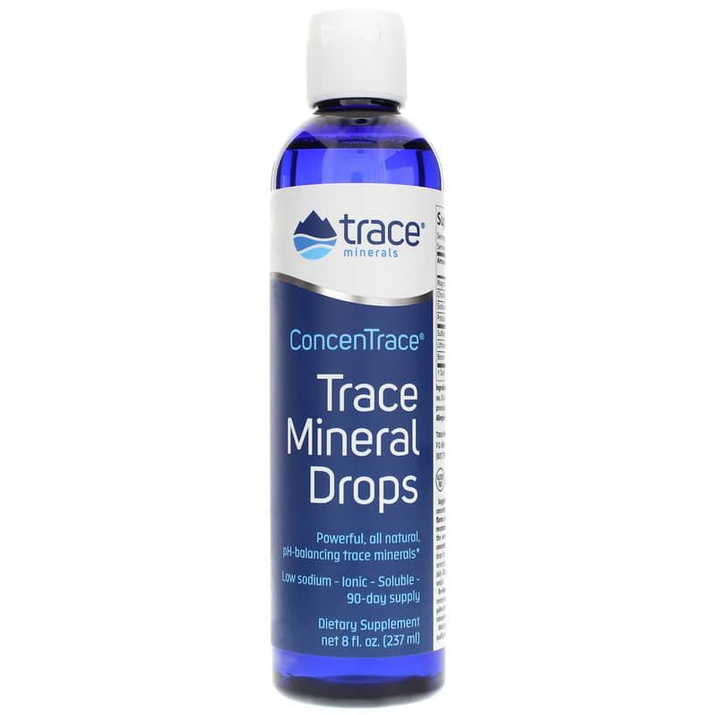 ConcenTrace Trace Mineral Drops, 8 Oz | Мінеральні краплі ConcenTrace, 8 унцій
