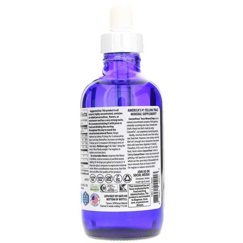 ConcenTrace Trace Mineral Drops Glass | ConcenTrace микроэлементы капли стеклянные