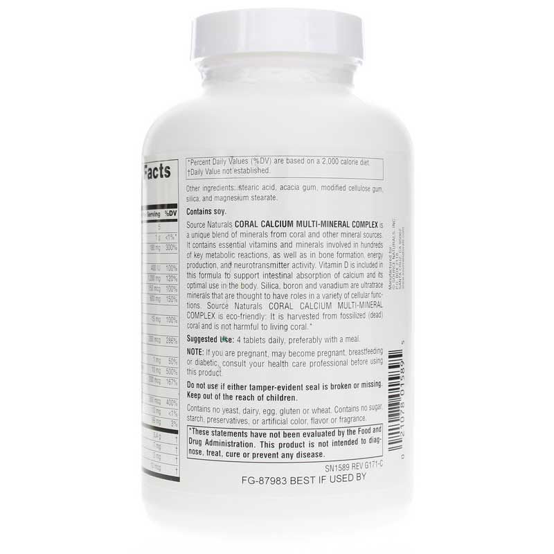 Coral Calcium Multi-Mineral Complex, 240 Tablets | Коралловый кальций мультиминеральный комплекс, 240 таблеток