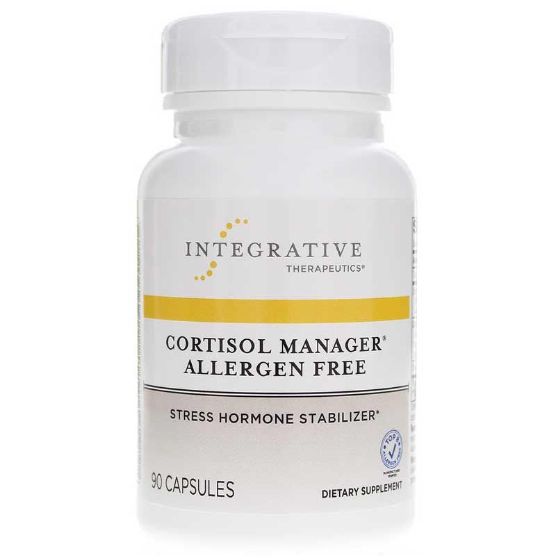 Cortisol Manager Allergen Free, 90 Veg Capsules | Кортизол менеджер без аллергенов, 90 вегетерианских капсул