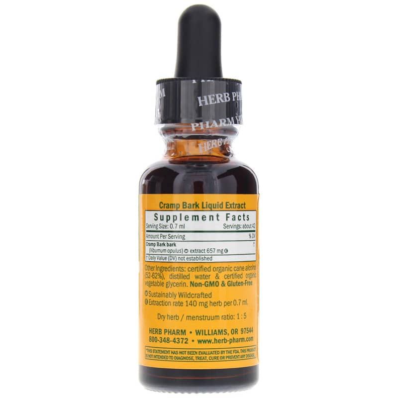 Cramp Bark Extract, 1 Oz | Экстракт коры крушины, 1 унция