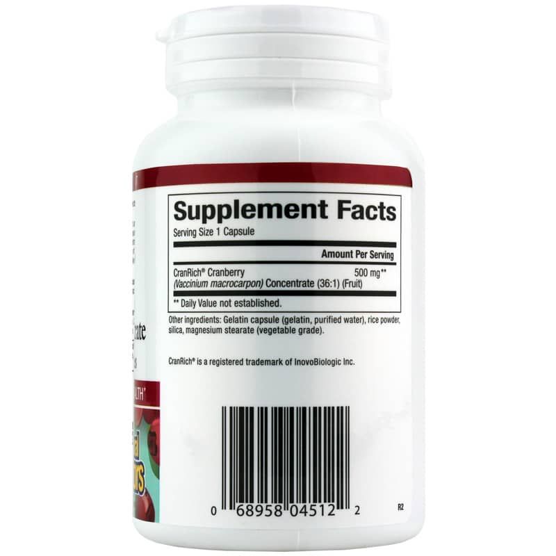 CranRich Super Strength Cranberry Concentrate, 90 Capsules | CranRich суперсильный концентрат клюквы, 90 капсул