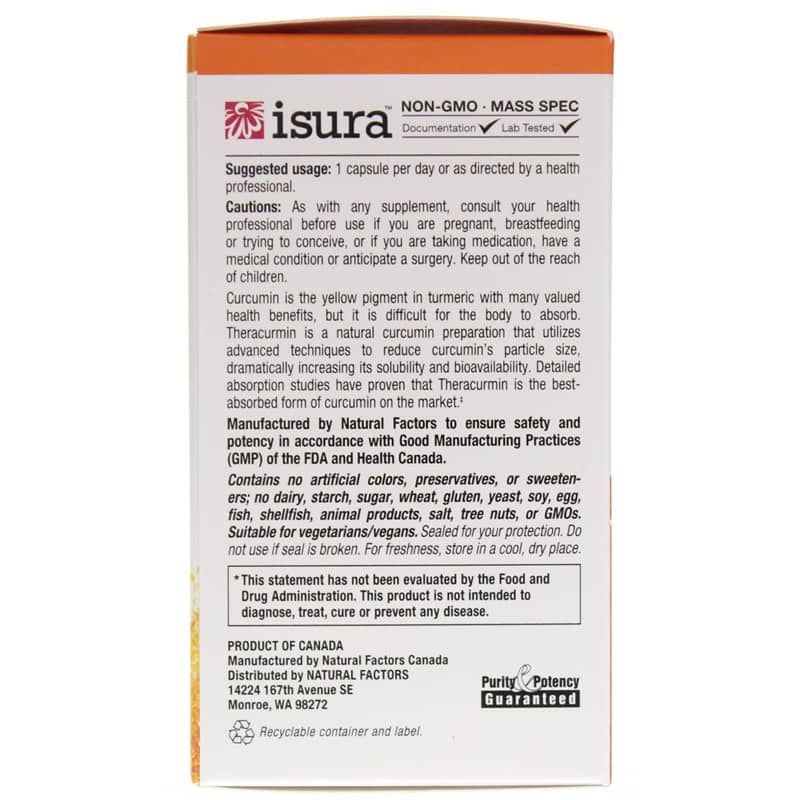 CurcuminRich Double Strength Theracurmin, 60 Veg Capsules | КуркуминРич двойной силы теракурмин, 60 вегетерианских капсул