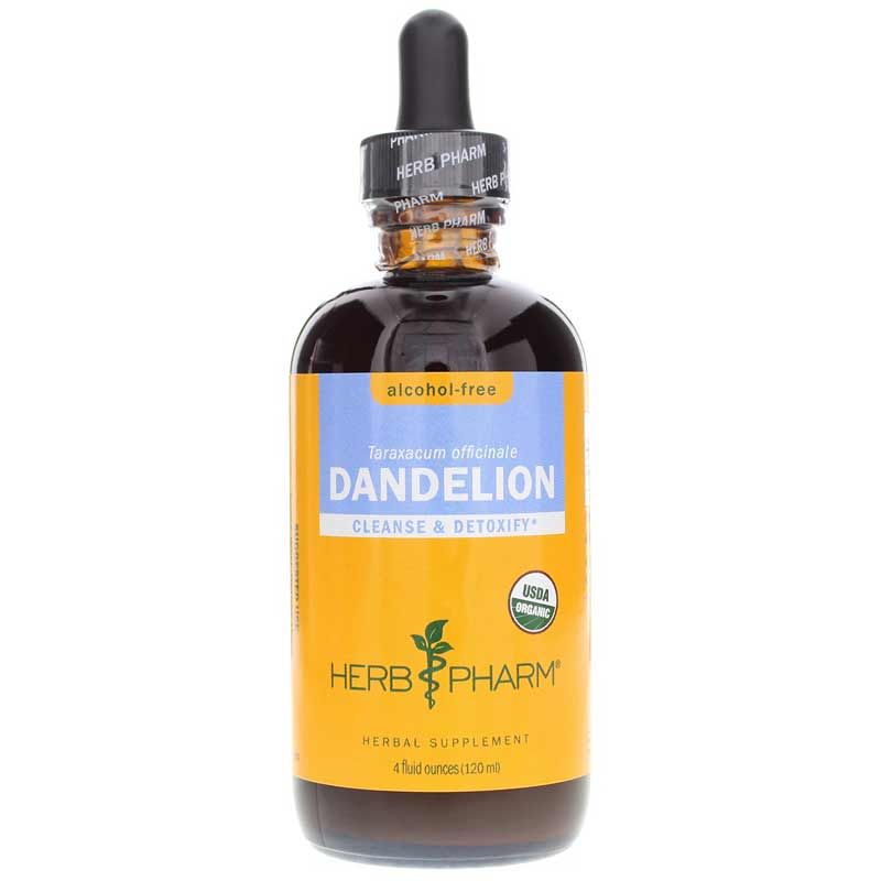 Dandelion Extract Alcohol Free, 4 Oz | Экстракт одуванчика не содержит спирта, 4 унции