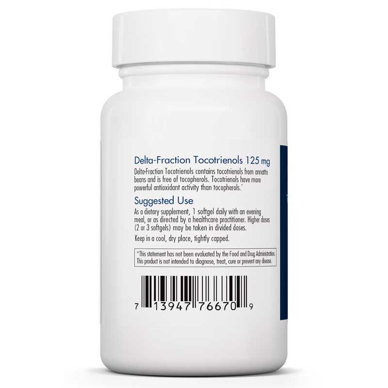Delta-Fraction Tocotrienols 125 Mg, 90 Softgels | Токотрієноли дельта-фракції 125 мг, 90 гелевих капсул
