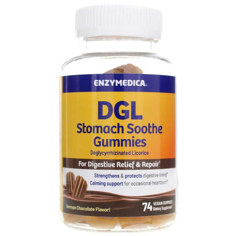 DGL Stomach Soothe Gummies | Жувальні гумки для заспокоєння шлунка DGL