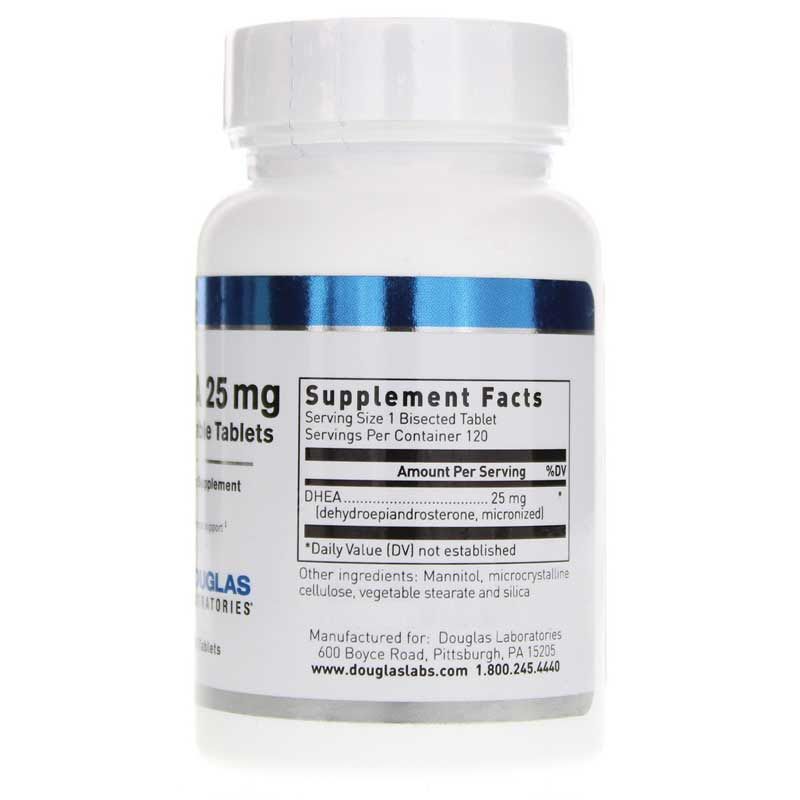 DHEA 25 Mg Dissolvable Tablets, 120 Tablets | Растворимые таблетки DHEA 25 мг, 120 таблеток