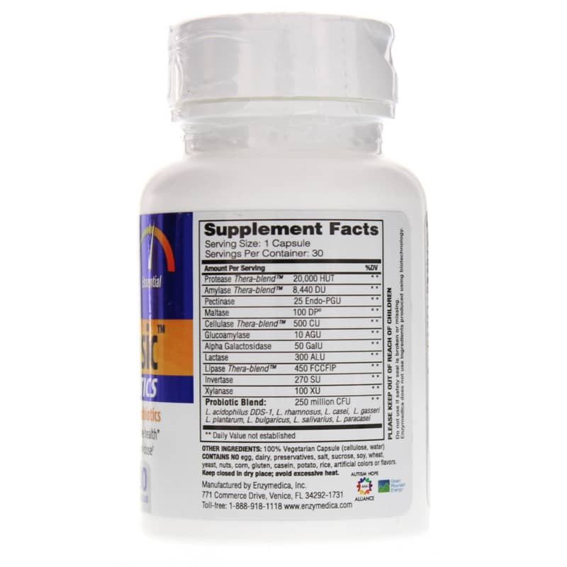Digest Basic + Probiotics, 30 Capsules | Усваивать основные и пробиотики, 30 капсул