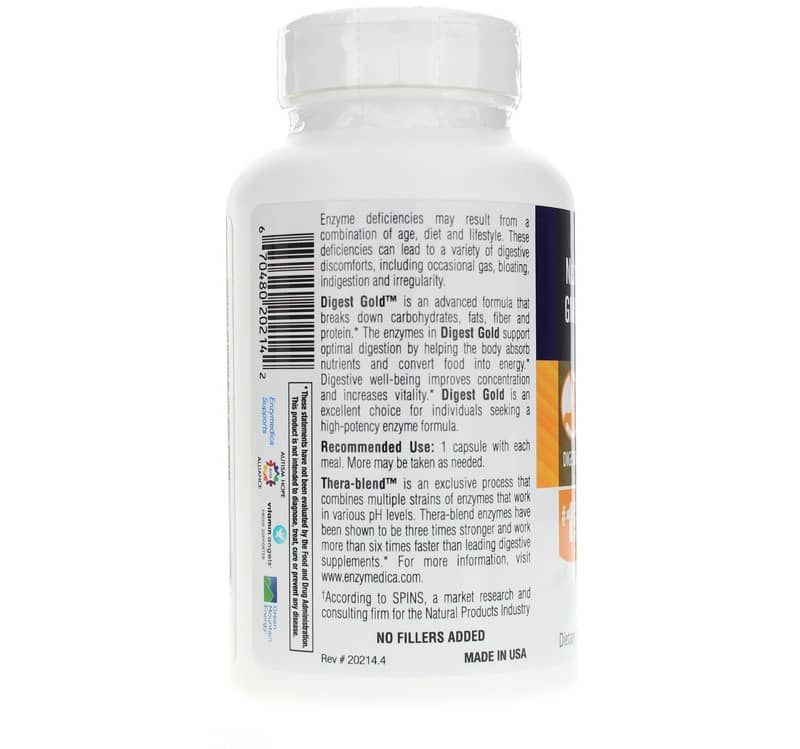 Digest Gold with ATPro, 180 Capsules | Переварить золото с помощью ATPro, 180 капсул