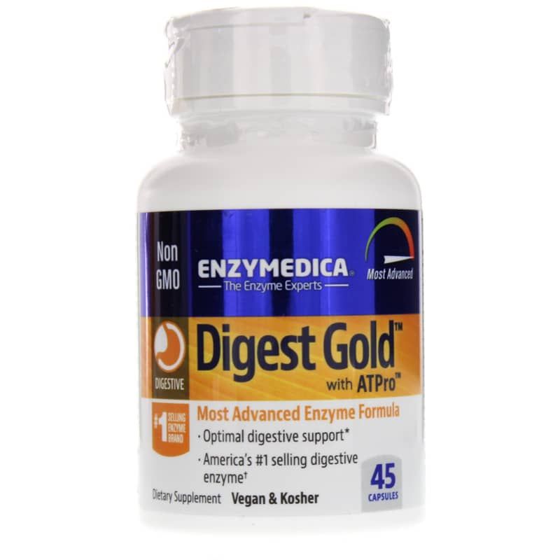 Digest Gold with ATPro, 45 Capsules | Переварити золото за допомогою ATPro, 45 капсул