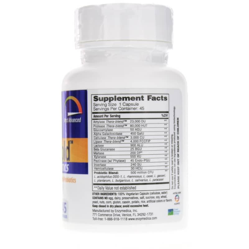Digest Gold + Probiotics, 45 Capsules | Дижестив золотой и пробиотики, 45 капсул