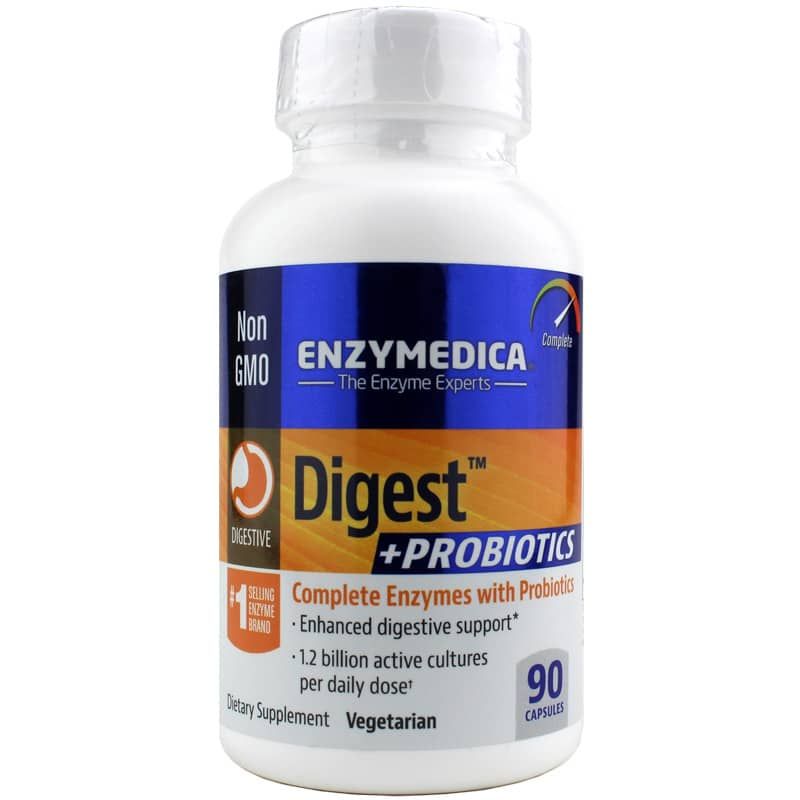 Digest + Probiotics, 90 Capsules | Травлення та пробіотики, 90 капсул