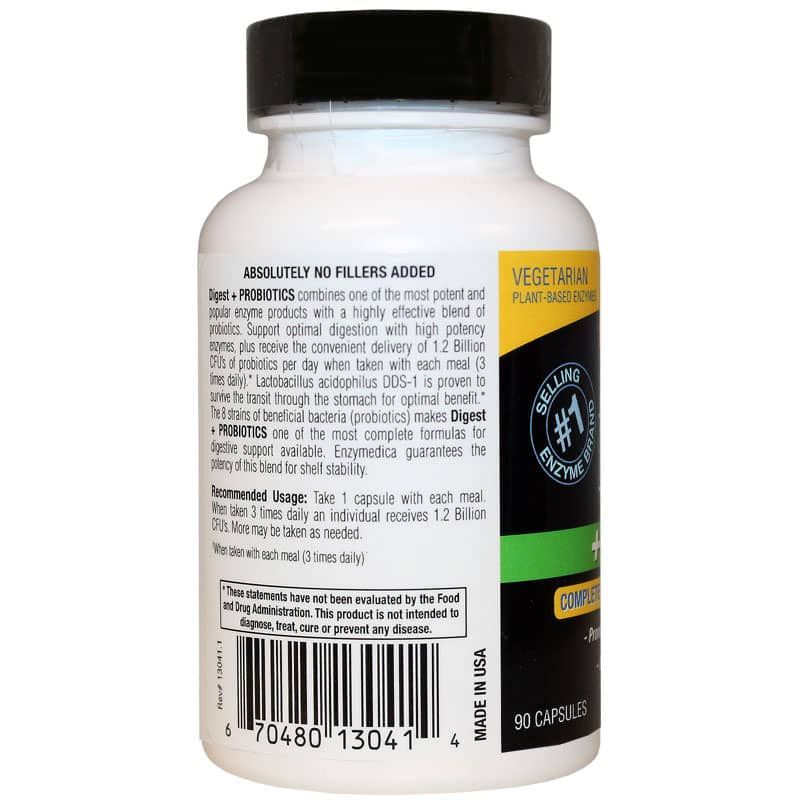Digest + Probiotics, 90 Capsules | Пищеварение и пробиотики, 90 капсул