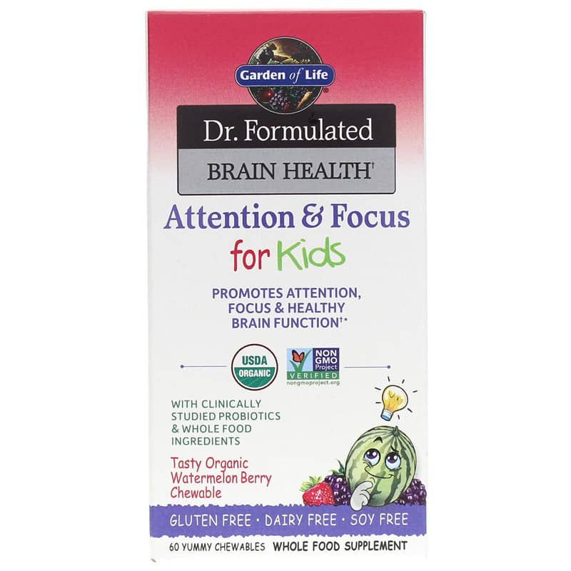Dr. Formulated Brain Health Attention &amp; Focus for Kids | Доктор формула здоров'я мозку увага та зосередженість для дітей