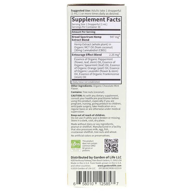 Dr. Formulated CBD 30 Mg Drops, Chocolate Mint | Dr. formulated CBD 30 mg drops, Шоколадная мята