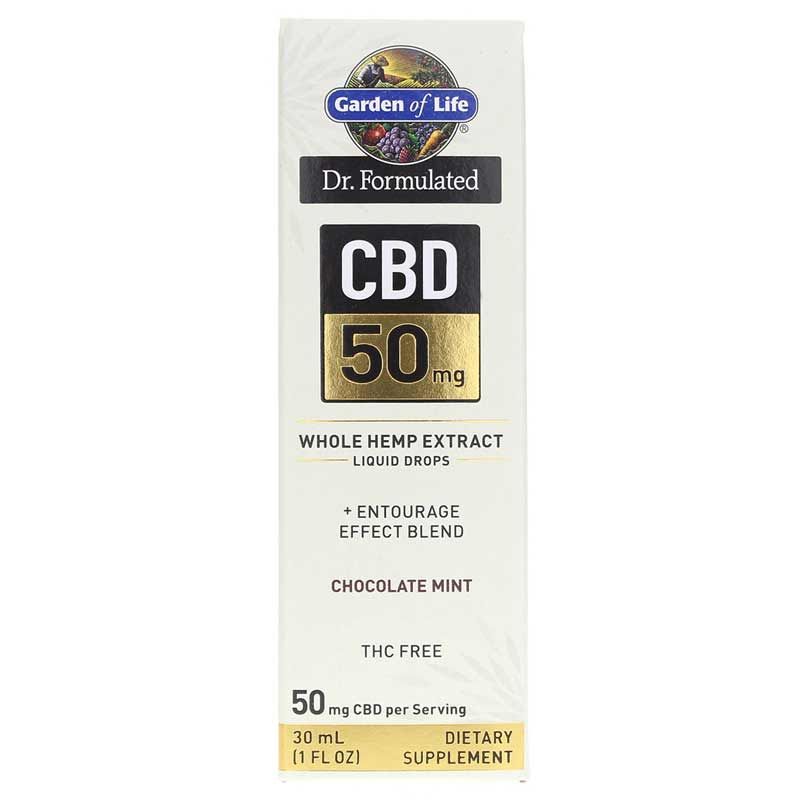 Dr. Formulated CBD 50 Mg Drops, Chocolate Mint | Dr. formulated CBD 50 mg drops, Шоколадная мята