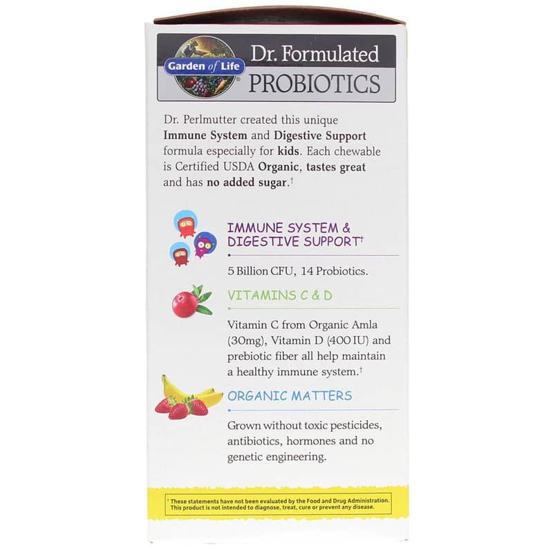 Dr. Formulated Probiotics Kids+ Shelf-Stable, Strawberry Banana | Доктор розробив пробіотики kids+ зі строком придатності до зберігання, Полуниця Банан