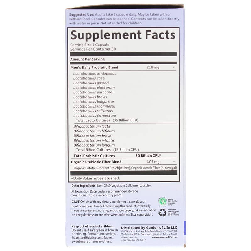 Dr. Formulated Probiotics Once Daily Men's Shelf-Stable | Dr. formulated пробіотики один раз на день чоловічі полички