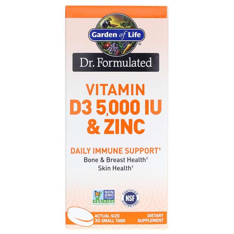 Dr. Formulated Vitamin D3 5000 IU &amp; Zinc | Доктор формула вітамін D3 5000 МО та цинк