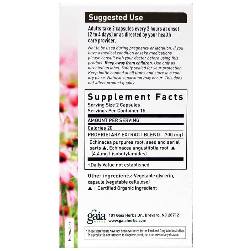 Echinacea Supreme, 30 Liquid Phyto Caps | Эхинацея высшая, 30 жидких фитокапсул