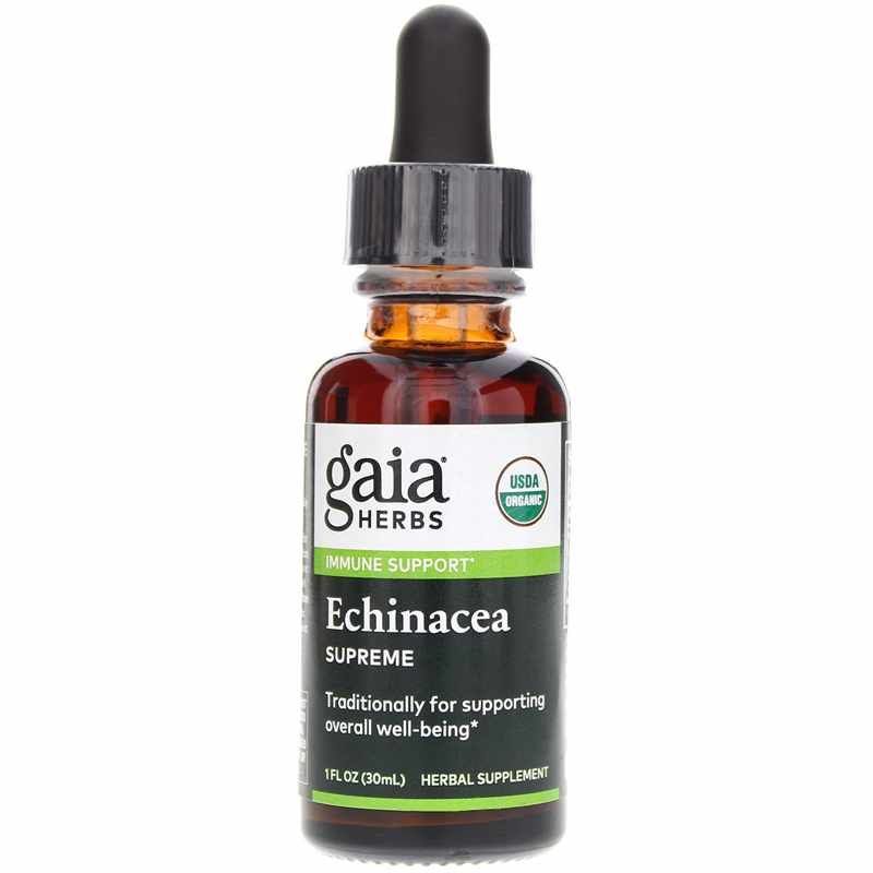 Echinacea Supreme Liquid Certified Organic, 1 Oz | Эхинацея супер жидкая сертифицированная органическая, 1 унция