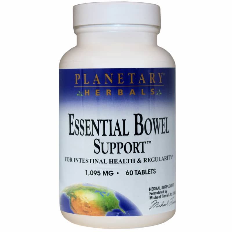 Essential Bowel Support 1095 Mg, 60 Tablets | Существенная поддержка кишечника 1095 мг, 60 таблеток